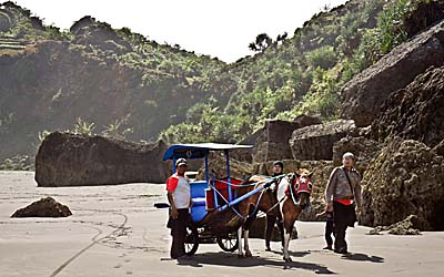 'A Horse Cart at the Beacho of Parangtritis' by Asienreisender